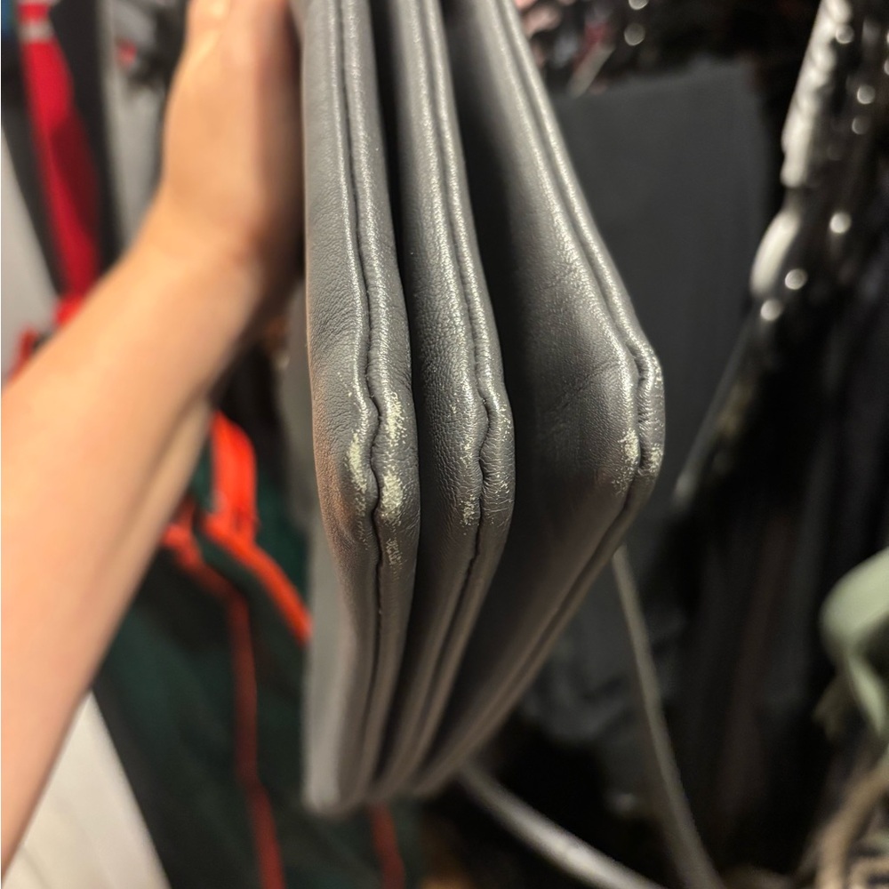 Celine Gray Leather Clutch Trio - Picture 12 of 12